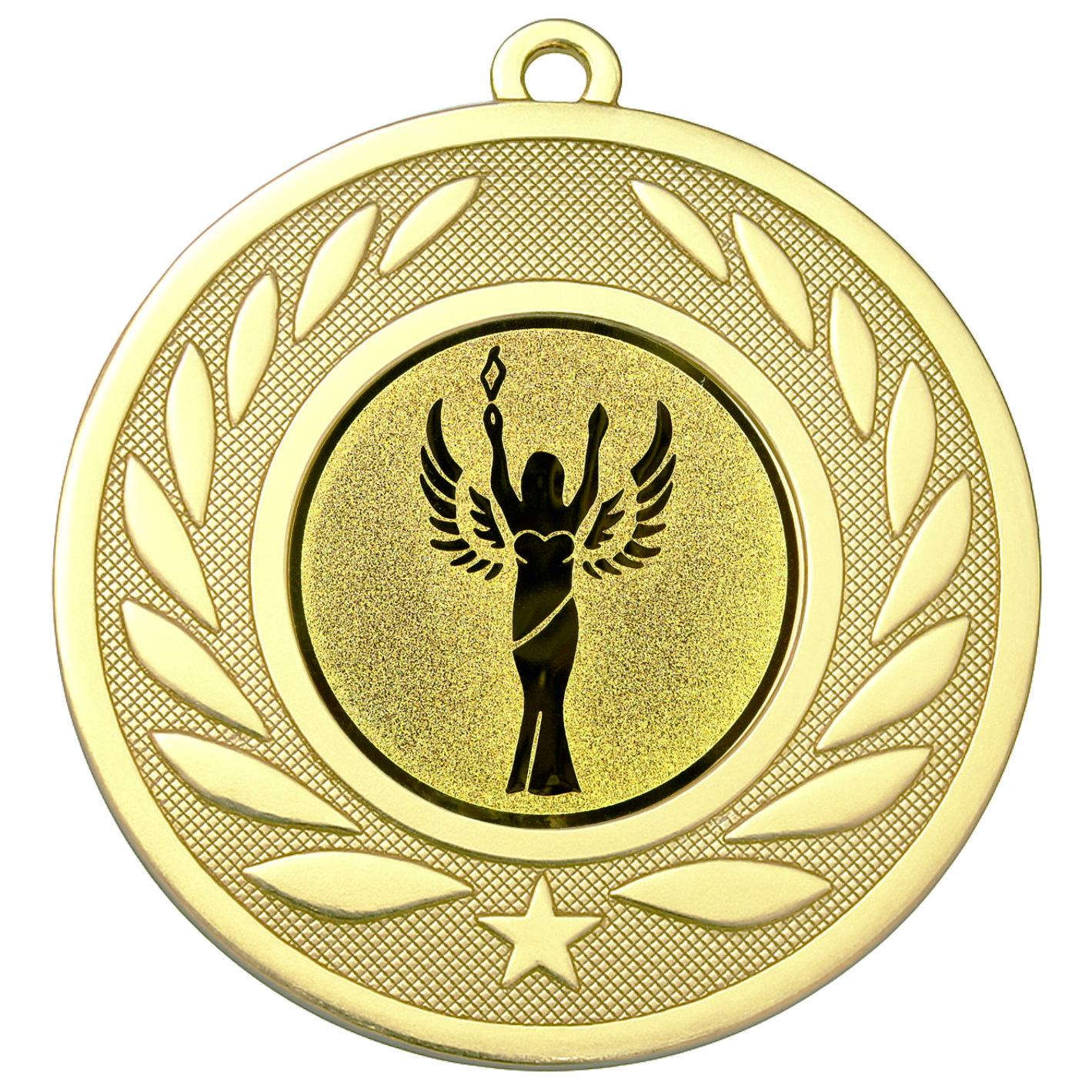 Gold Laurel Victory Medal-FREE Ribbon-BIE.M9459.01