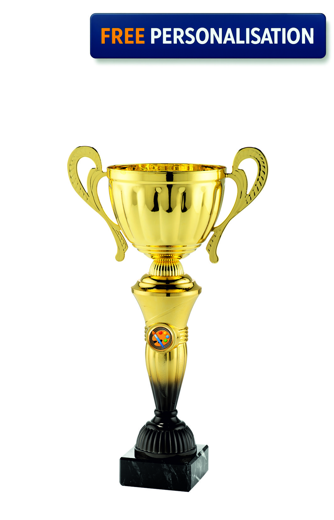 28cm Gold & Black Cup Art Subject Award - MT.151.15.A