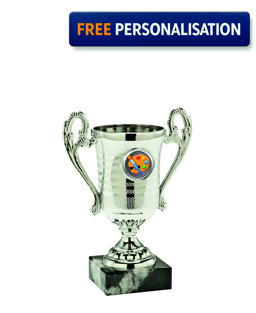 Silver Mini Cup Art Subject Award - SET.306.02.A