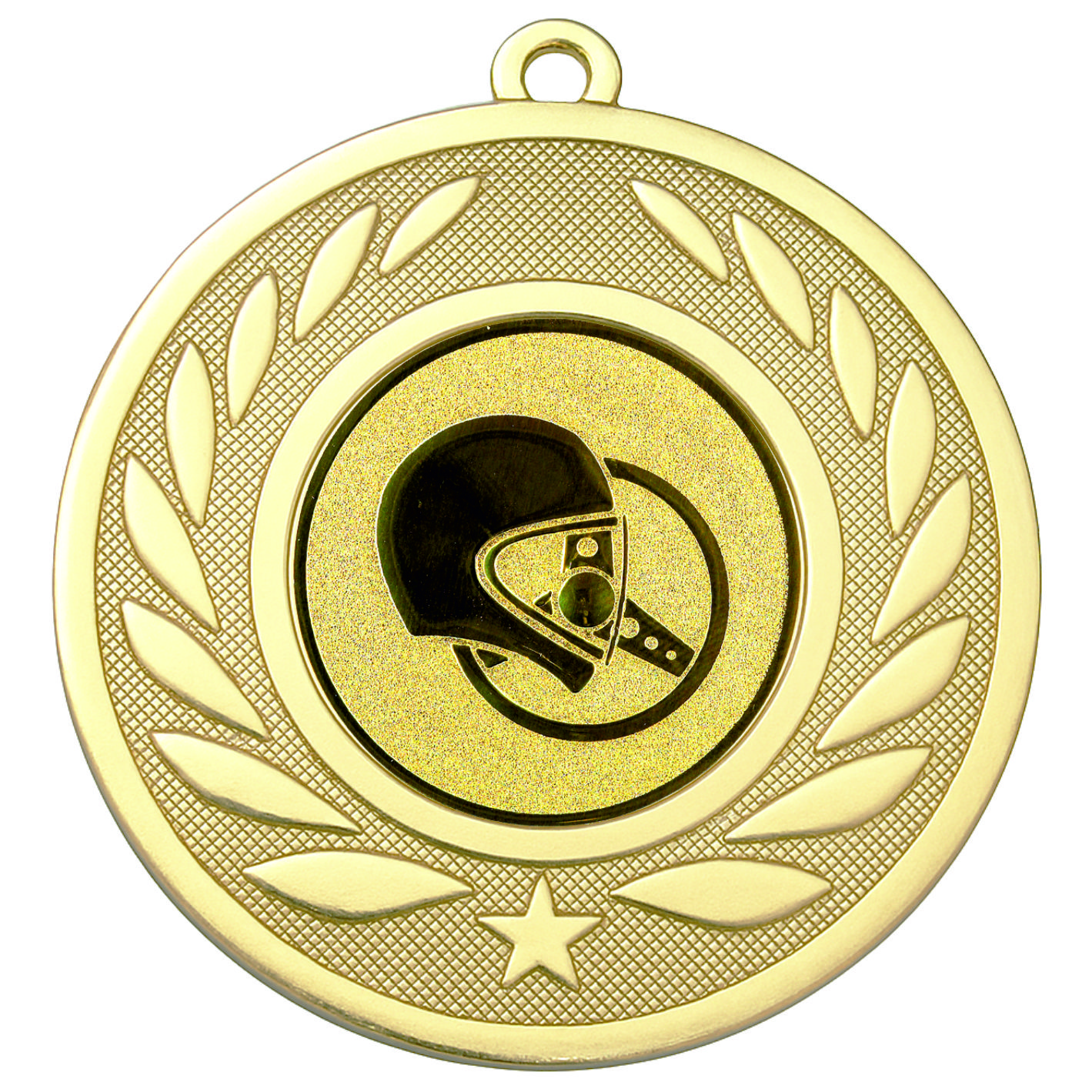 Gold Laurel Motor Sport Medal - FREE Ribbon - BIE.M9459.01