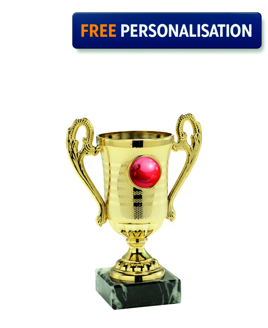 GOLD MINI CUP BOWLING AWARD - SET.306.01.A
