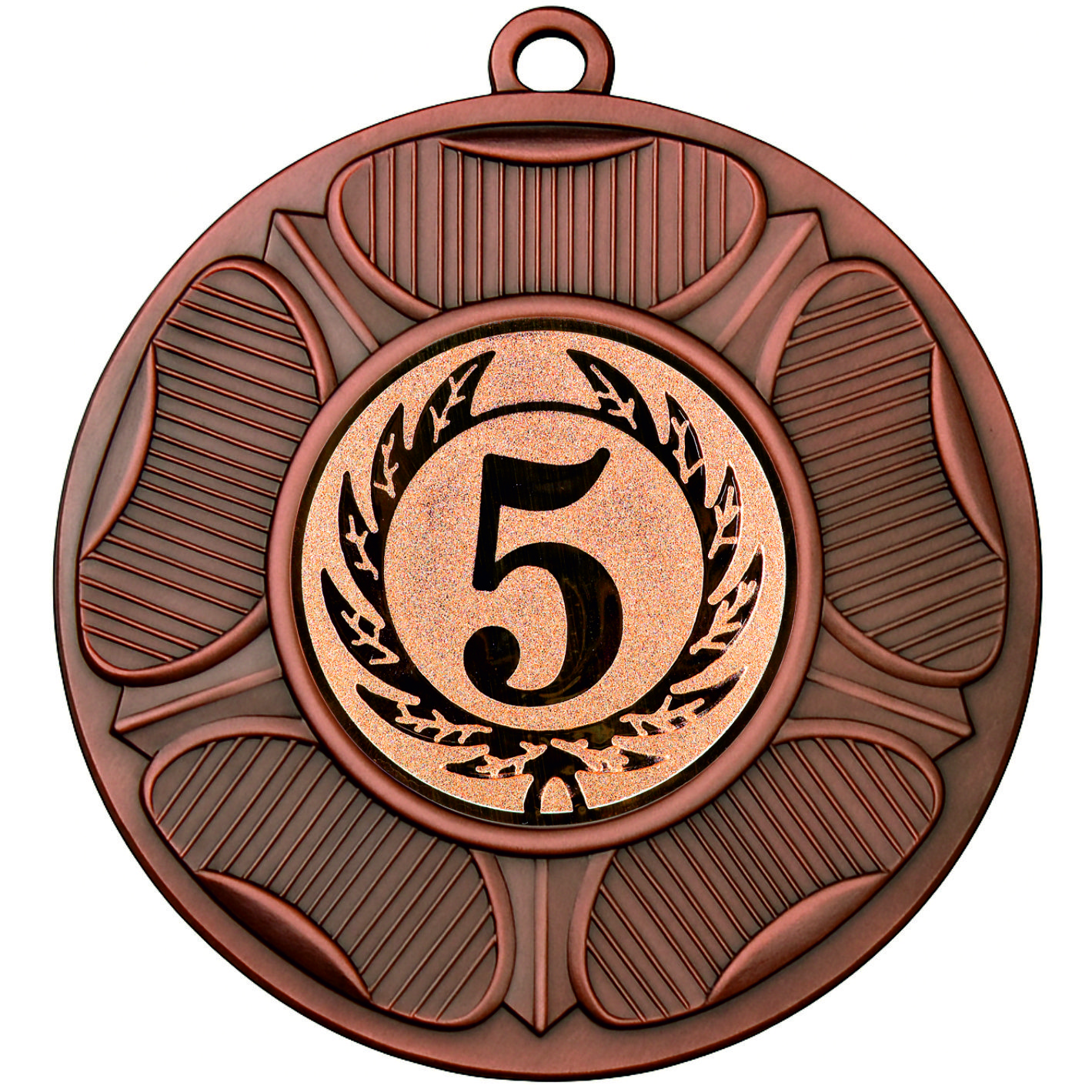 Bronze Tudor Rose 5th Place Medal - FREE Ribbon - BIE.M9458.03
