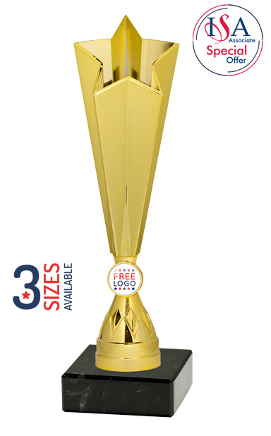 Golden Metal Gold Plated Award Trophy Cup at ₹ 200/piece in Mumbai