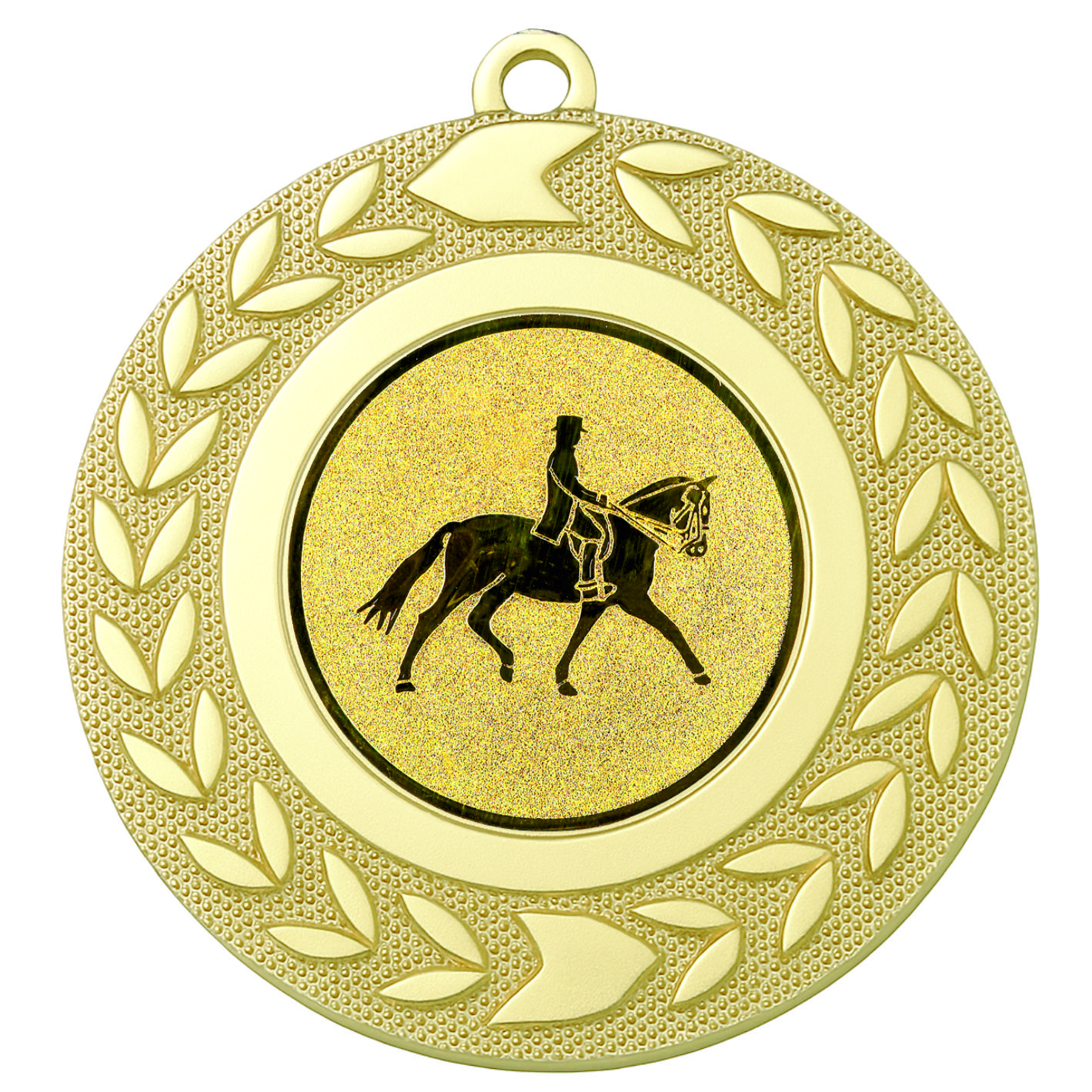 Gold Wreath Dressage Medal - FREE Ribbon - BIE.M9460.01