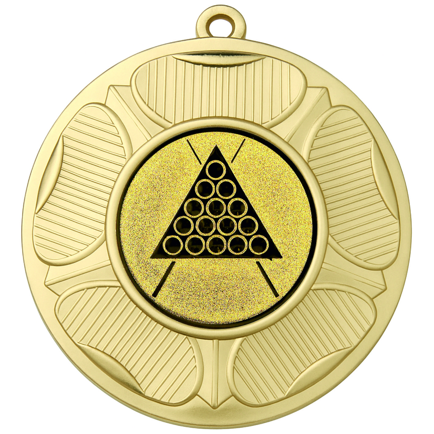 Gold Tudor Rose Snooker Medal-FREE Ribbon-BIE.M9458.01