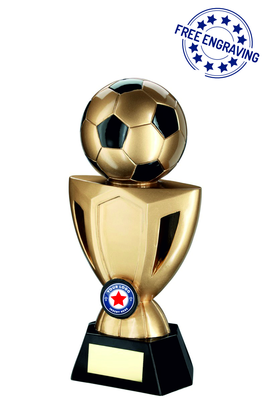 Gold Football Award - RF981C (25.4cm)