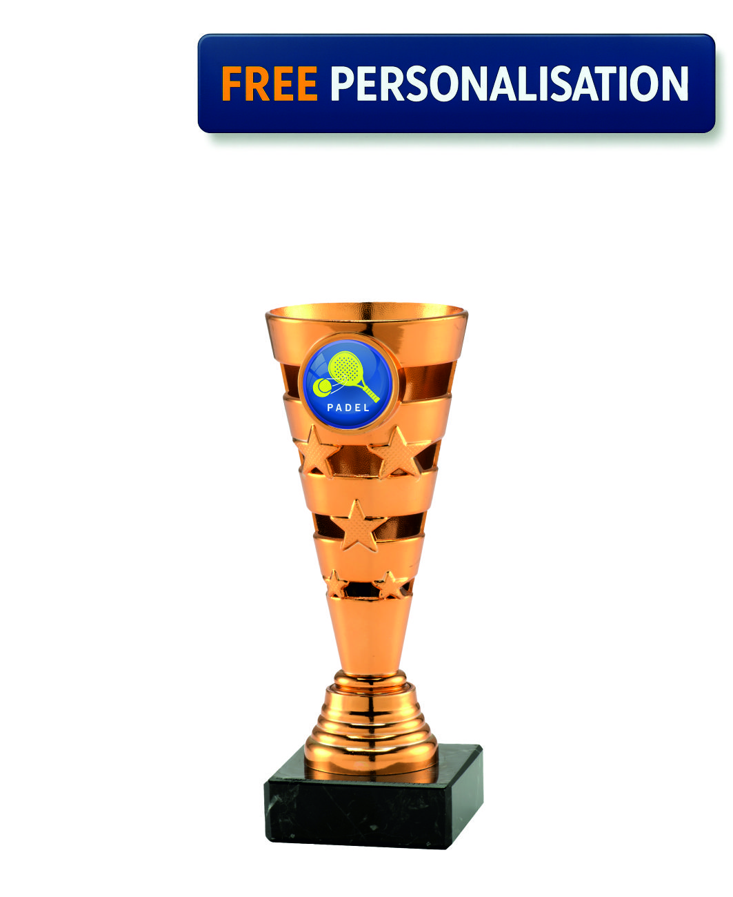 BRONZE STAR & SHINE PADEL AWARD- SET.346.03.A