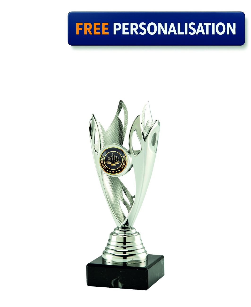 SILVER FLAME CHESS AWARD - SET.351.02.A