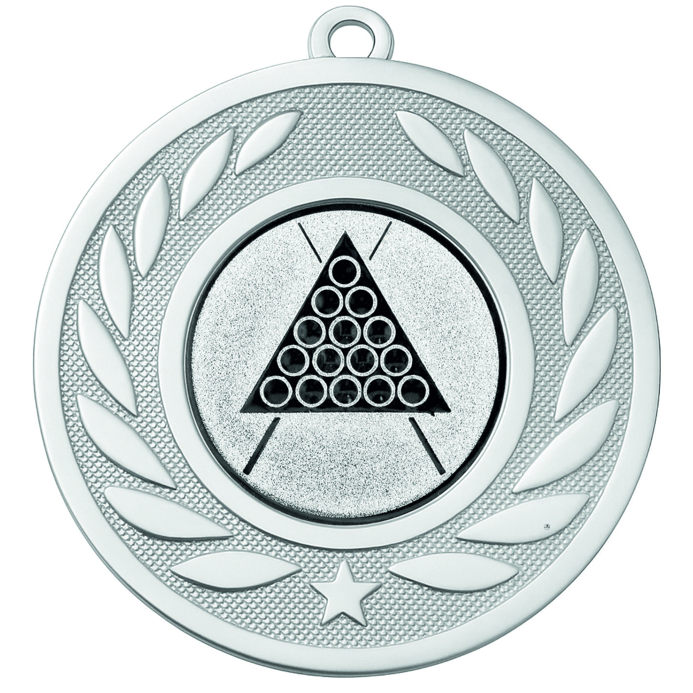 Silver Laurel Snooker Medal - FREE Ribbon - BIE.M9459.02