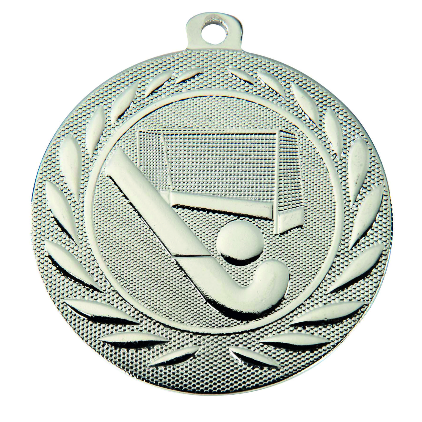 Silver Hockey 50mm Medal DI5000.L.02