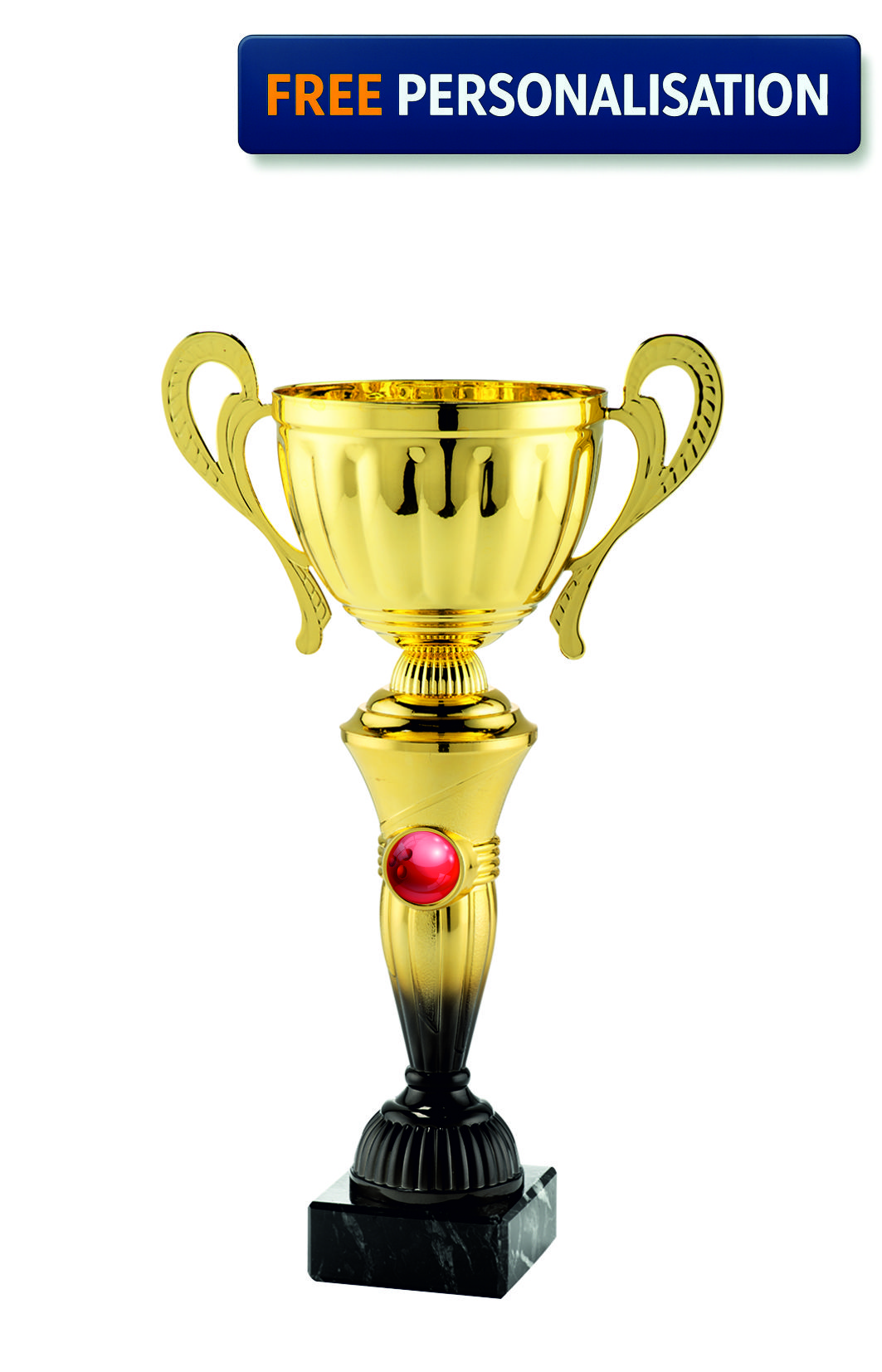 32cm GOLD & BLACK CUP BOWLING AWARD - MT.151.15.C