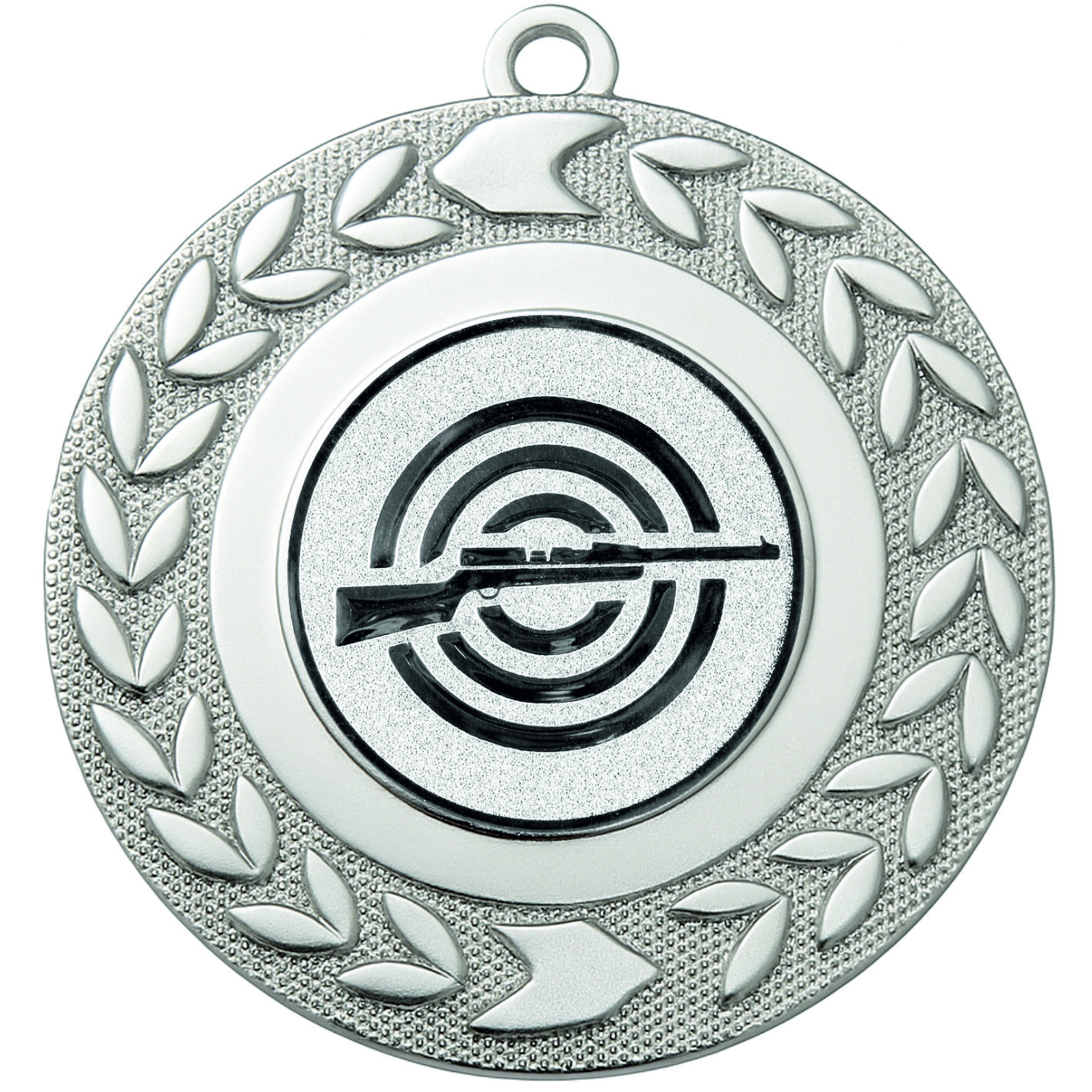 Silver Wreath Rifle Shooting Medal - FREE Ribbon - BIE.M9460.02