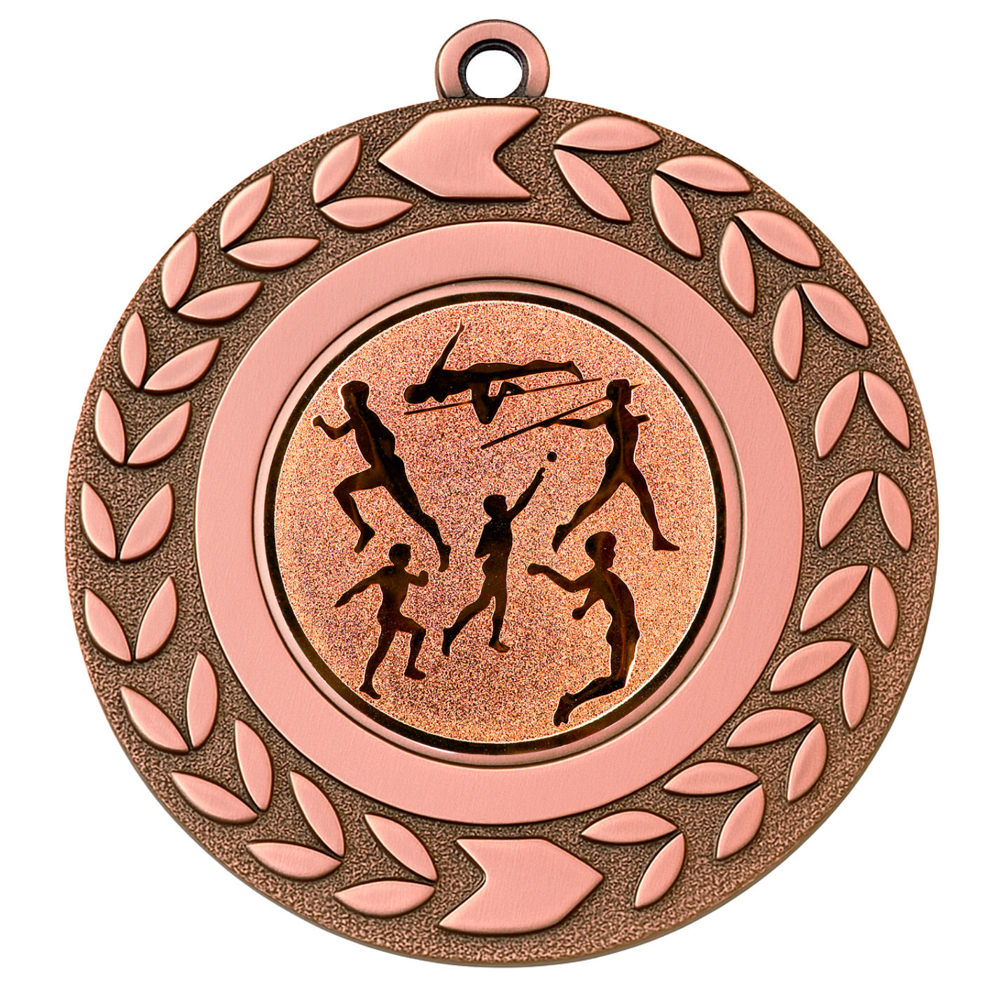 Bronze Wreath Multi Athletics Medal - FREE Ribbon - BIE.M9460.03