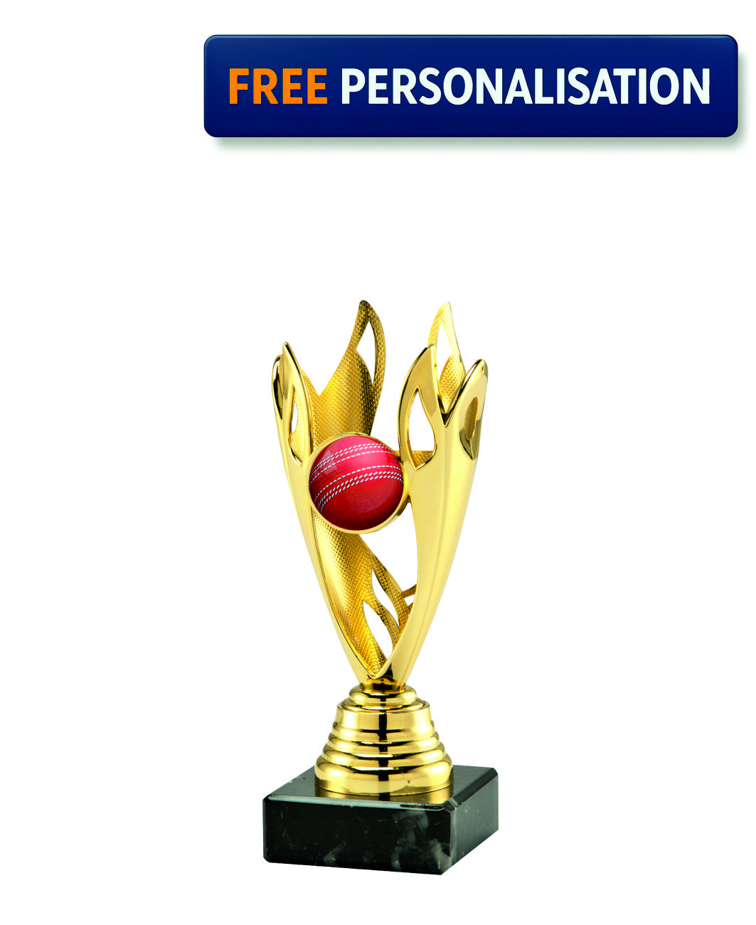 GOLD FLAME CRICKET AWARD - SET.351.01.A