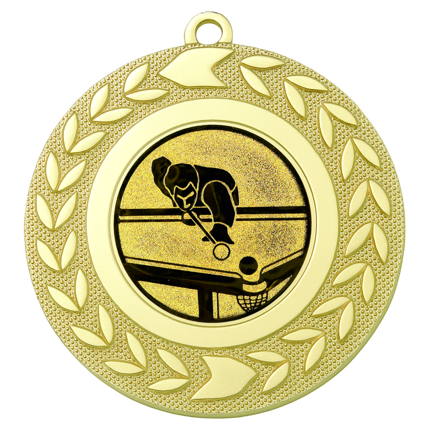 Gold Wreath Pool Medal - FREE Ribbon - BIE.M9460.01