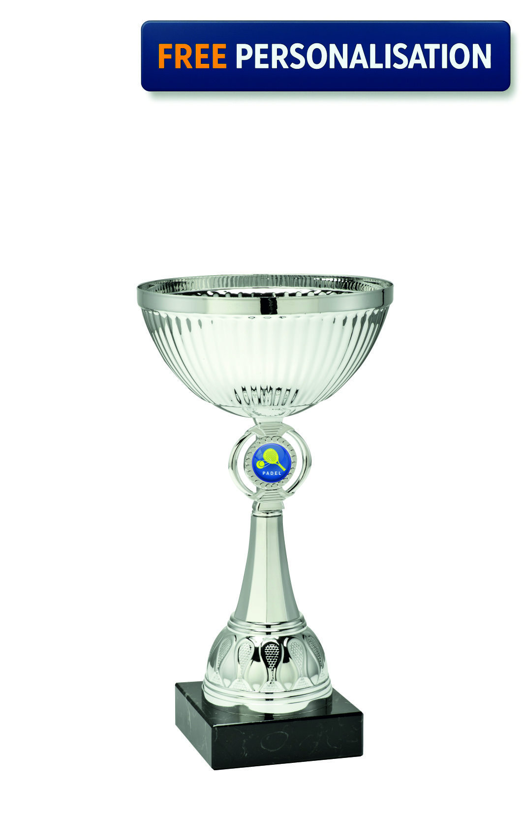 24.5cm SILVER CUP PADEL AWARD - ET.351.62.F