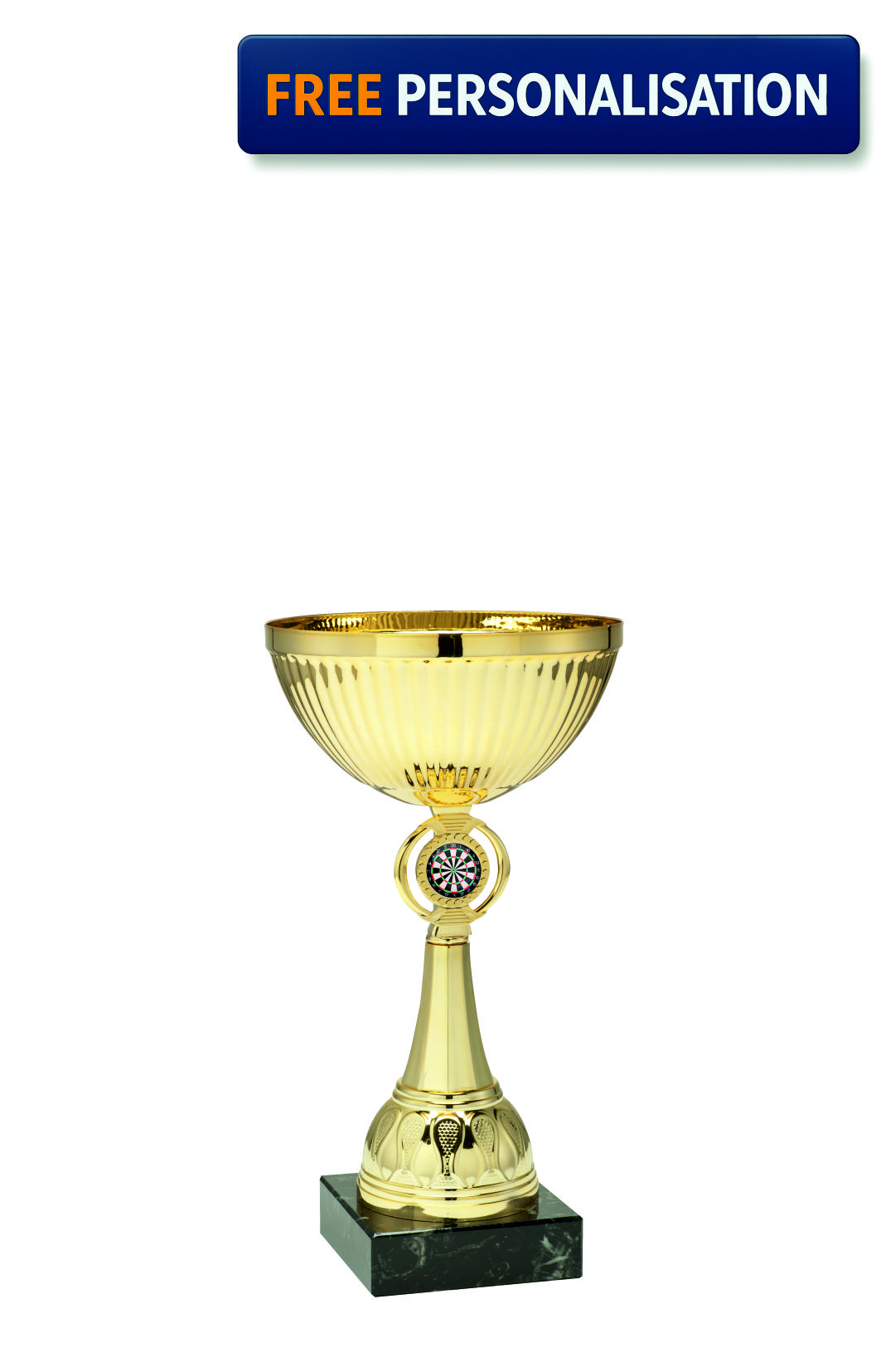16.5cm GOLD CUP DARTS AWARD - ET.350.61.A