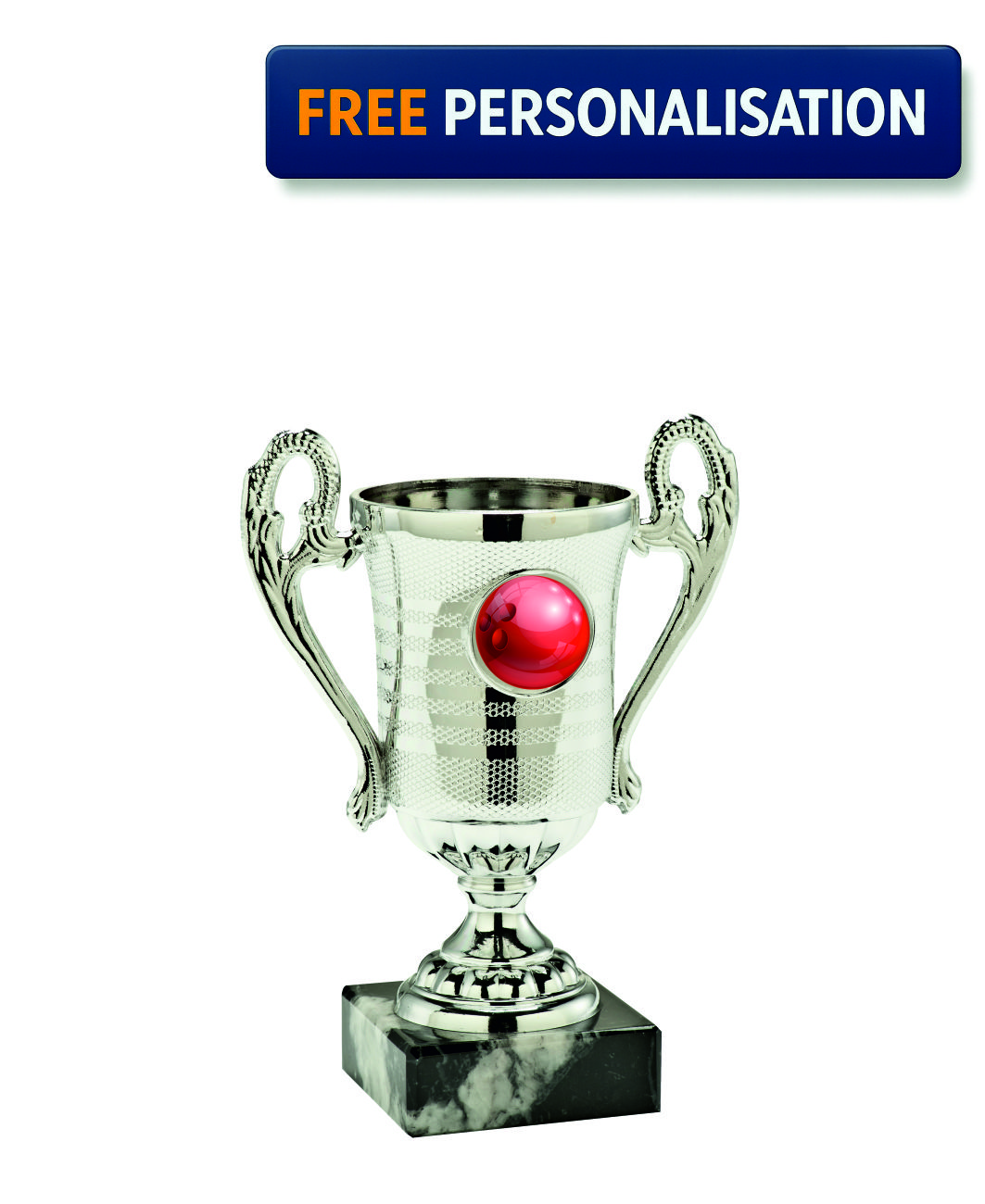 SILVER MINI CUP BOWLING AWARD - SET.306.02.A