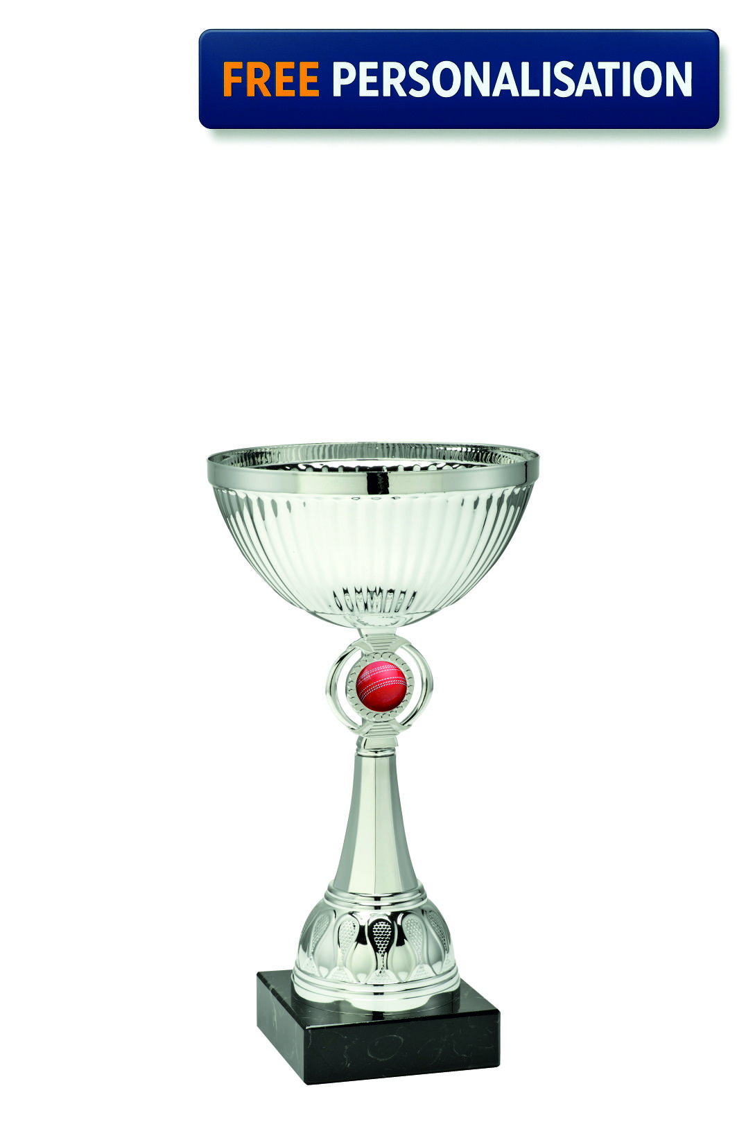 21cm SILVER CUP CRICKET AWARD - ET.351.62.D