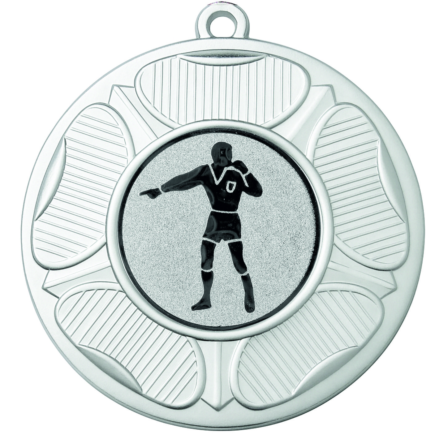 Silver Tudor Rose Referee Medal - FREE Ribbon - BIE.M9458.02