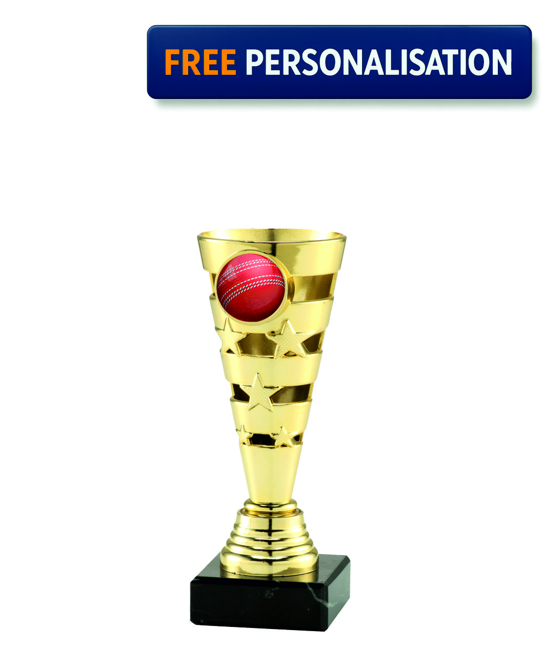 GOLD STAR & SHINE CRICKET AWARD - SET.346.01.A