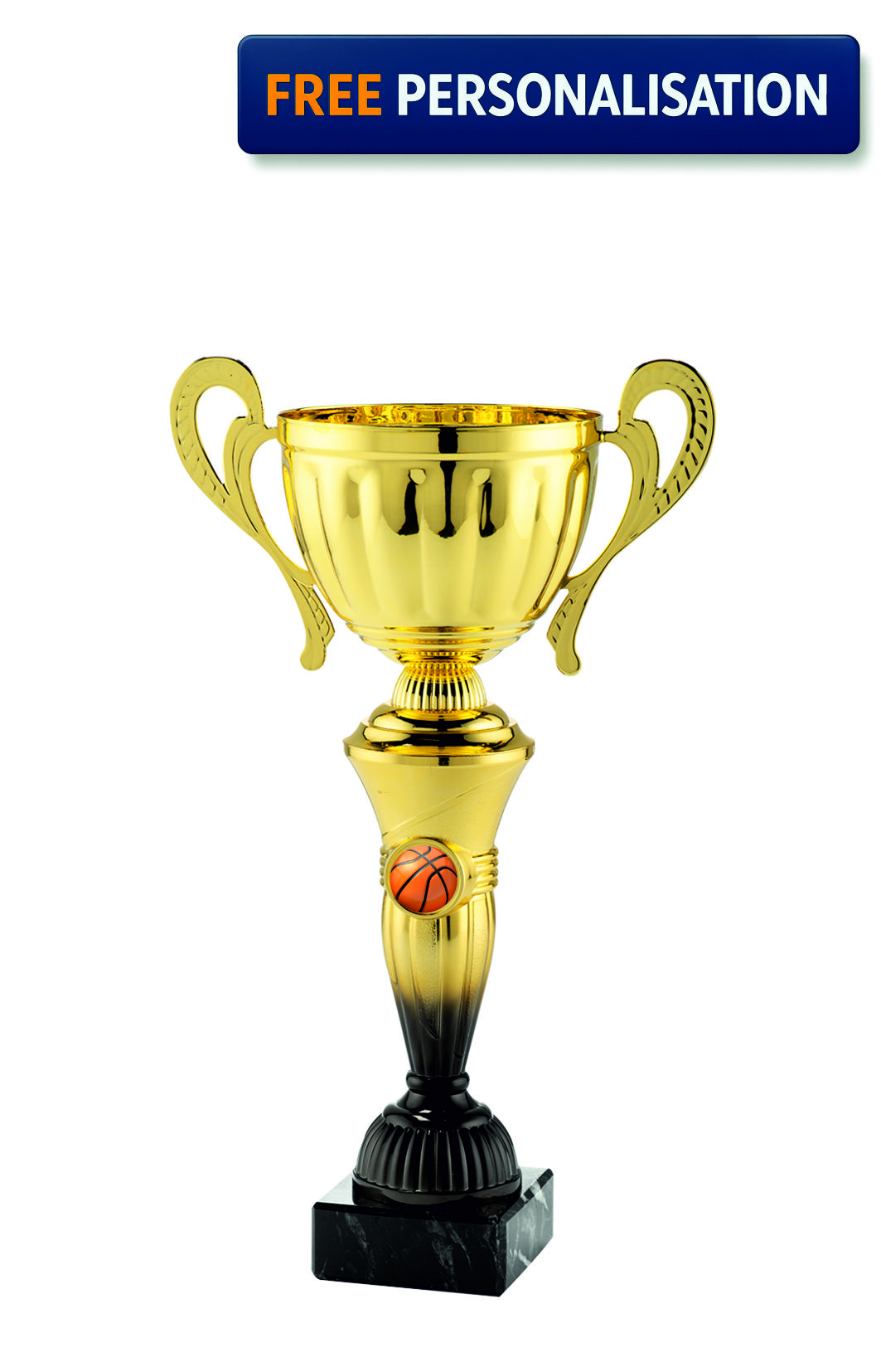 30cm GOLD & BLACK CUP BASKETBALL AWARD - MT.151.15.B