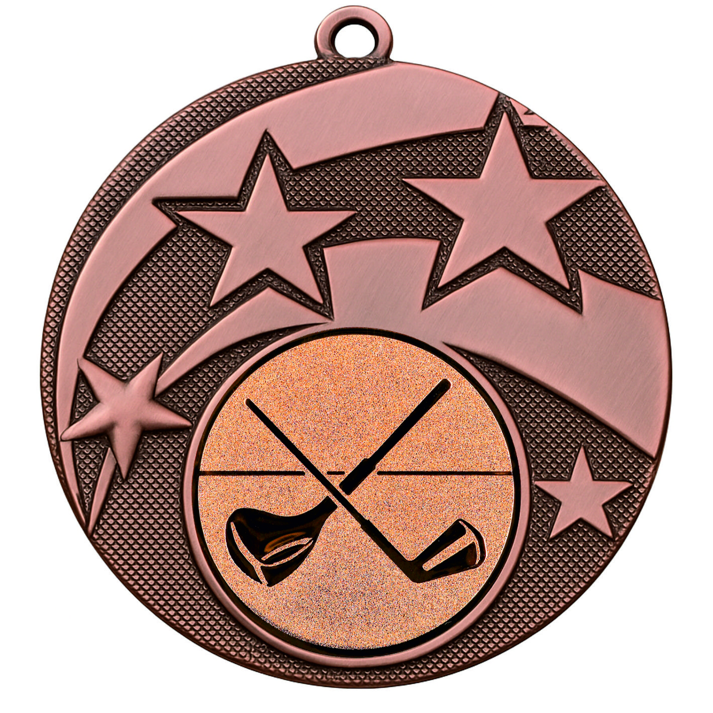 Bronze Star Golf Clubs Medal - FREE Ribbon - BIE.M9457.03