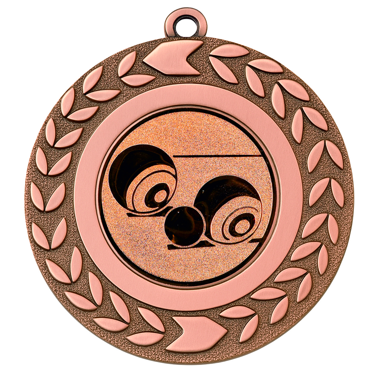 Bronze Wreath Lawn Bowls Medal - FREE Ribbon - BIE.M9460.03