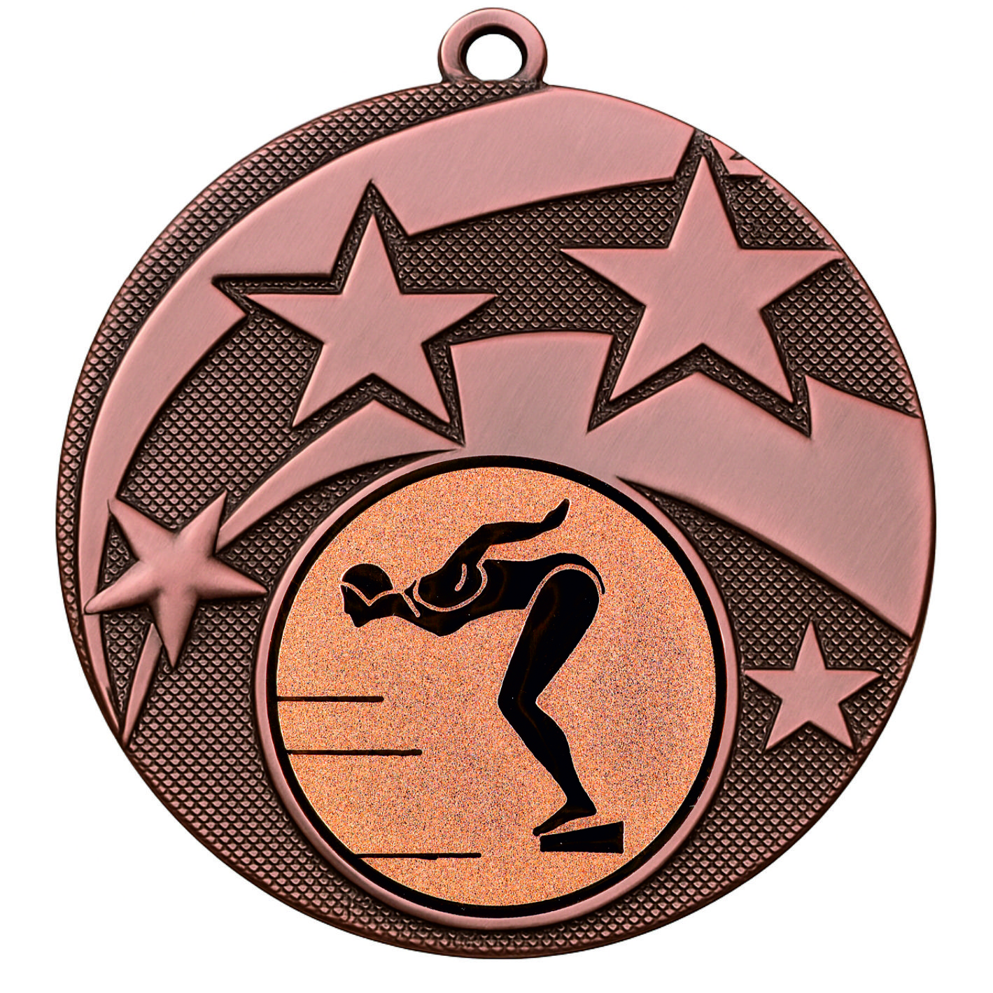 Bronze Star Female Swimming Medal -FREE Ribbon -BIE.M9457.03