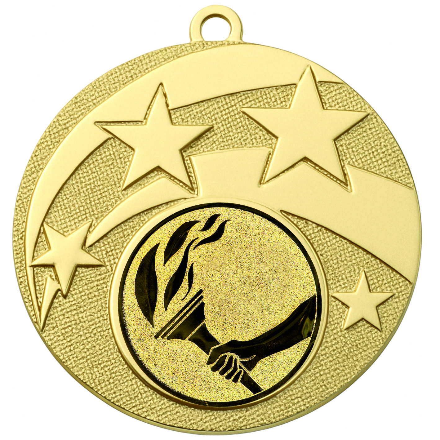 Gold Star Torch Medal -FREE Ribbon -BIE.M9457.01