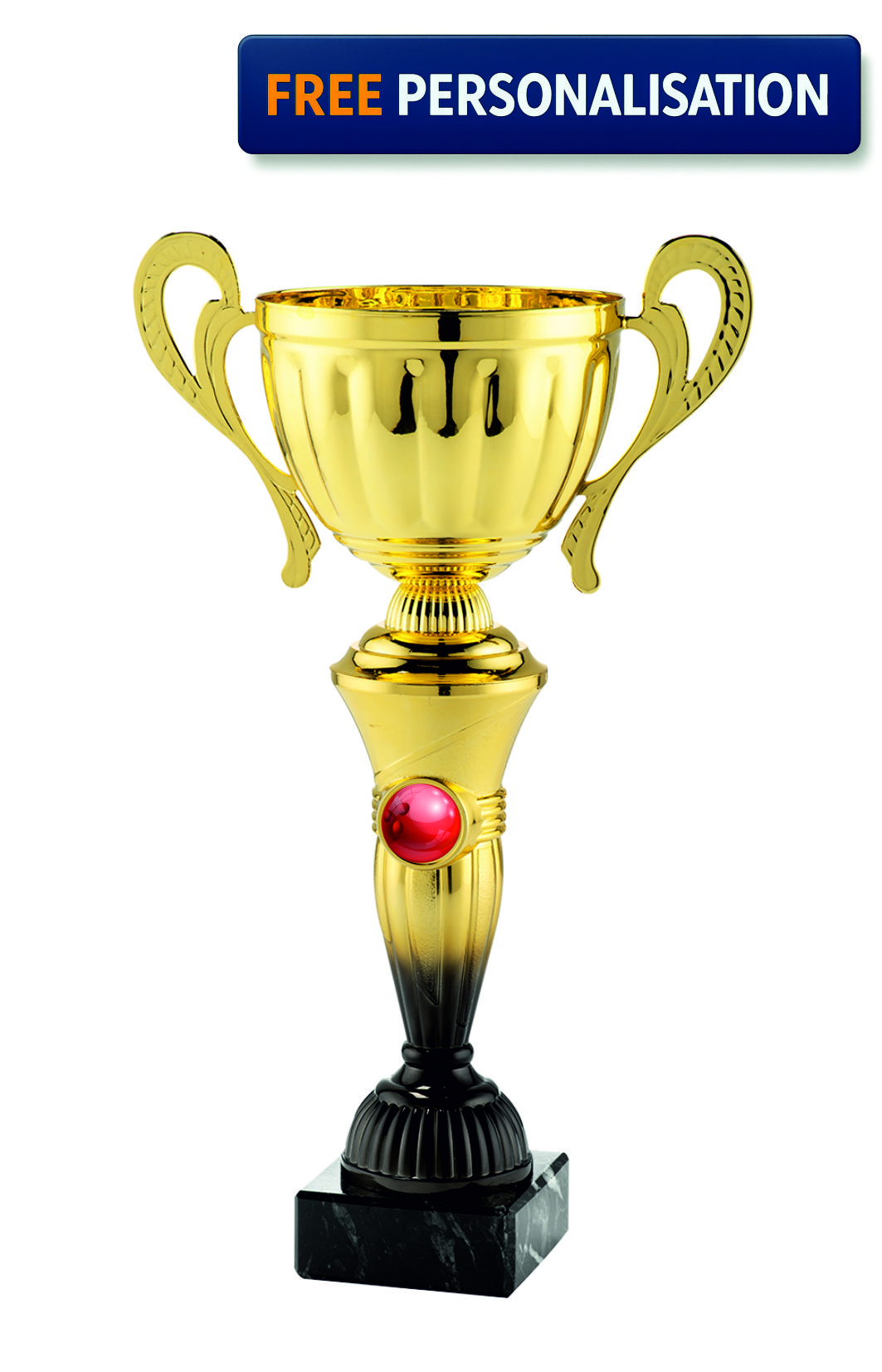 36cm GOLD & BLACK CUP BOWLING AWARD - MT.151.15.E