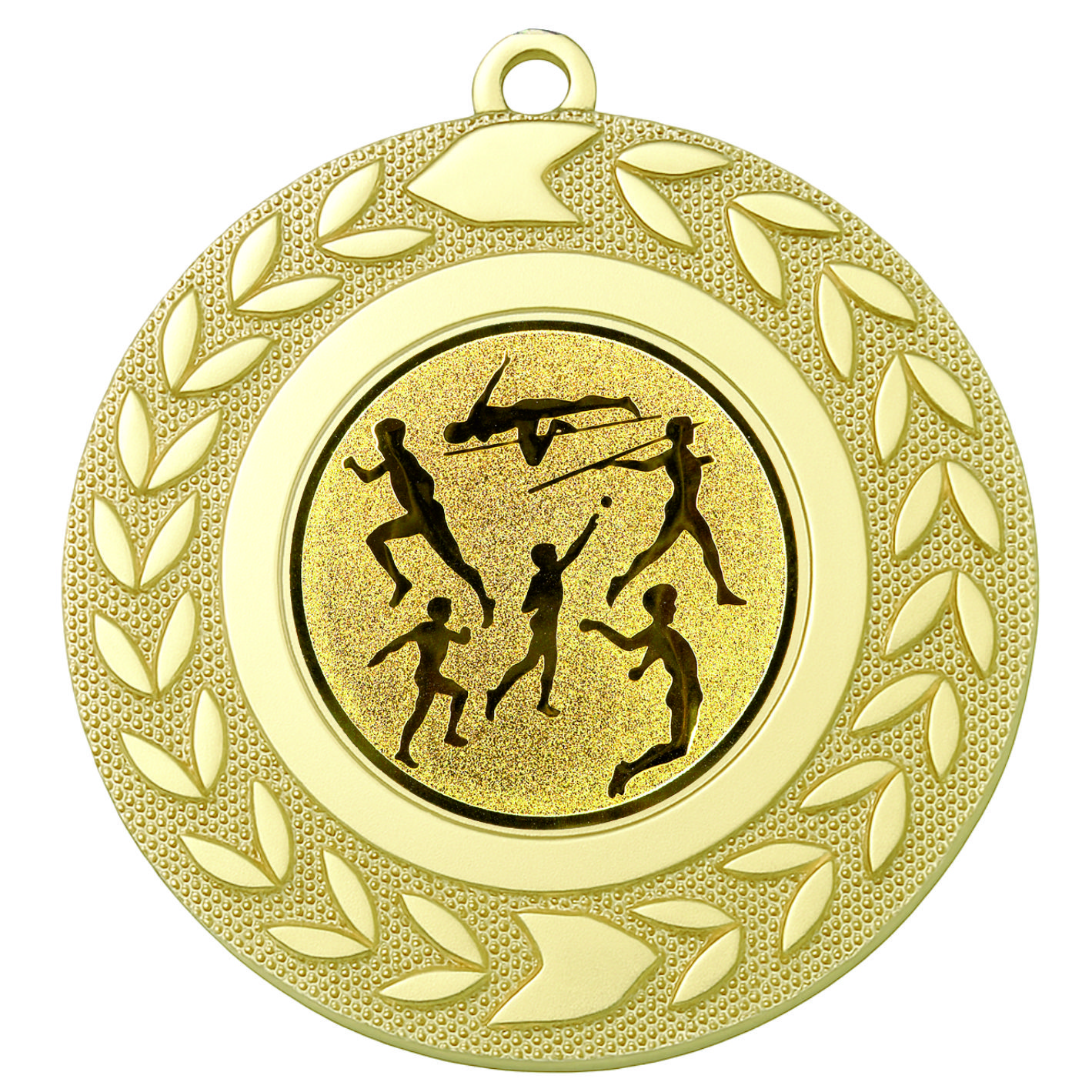 Gold Wreath Multi Athletics Medal - FREE Ribbon - BIE.M9460.01