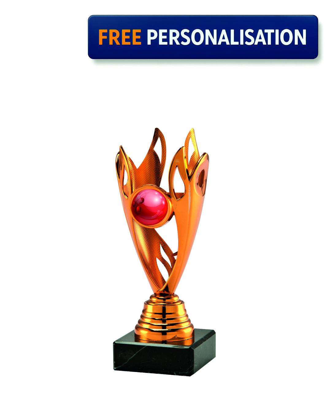 BRONZE FLAME BOWLING AWARD - SET.351.03.A
