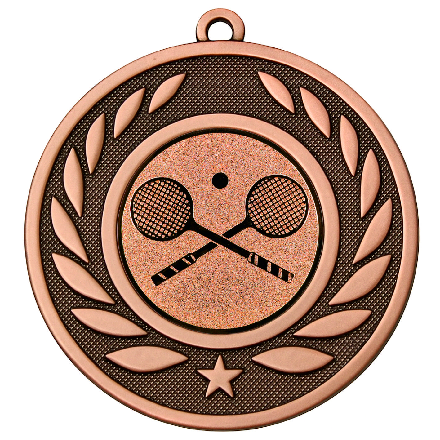 Bronze Laurel Squash Medal-FREE Ribbon-M9459.03