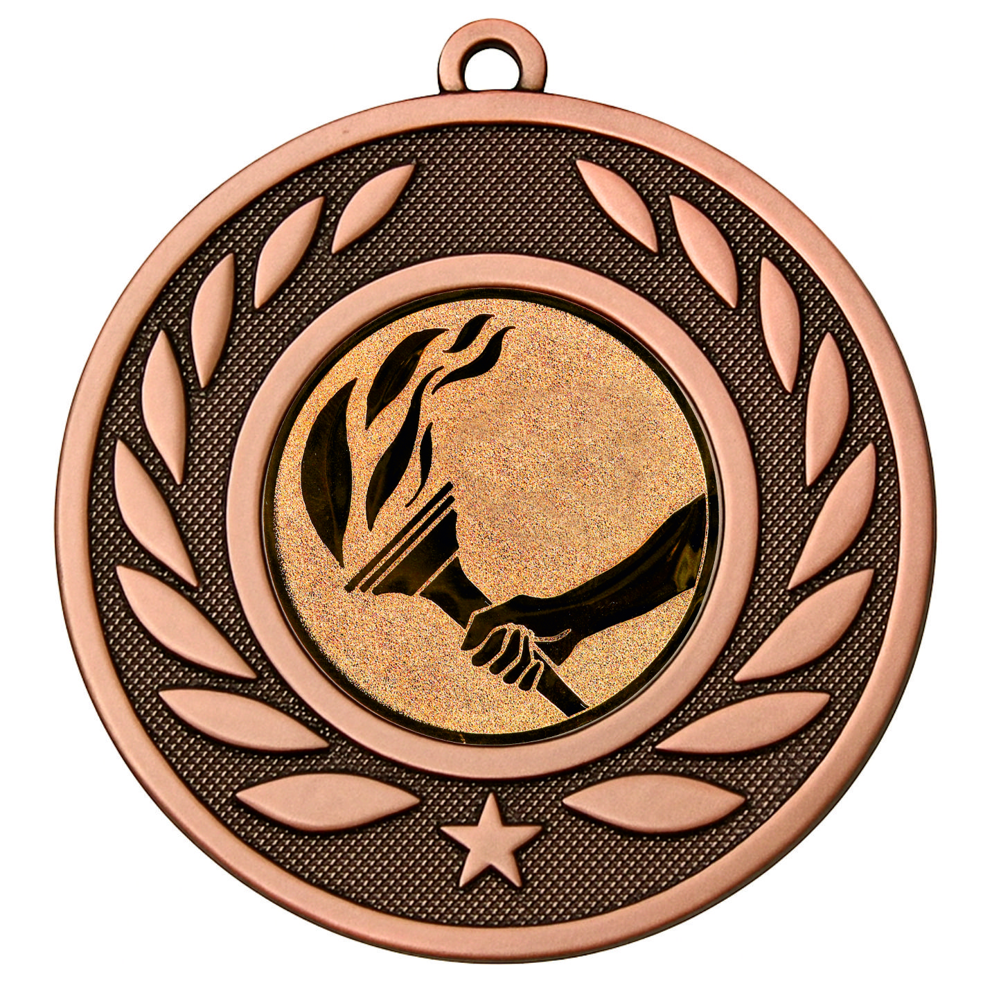 Bronze Laurel Torch Medal-FREE Ribbon-BIE.M9459.03