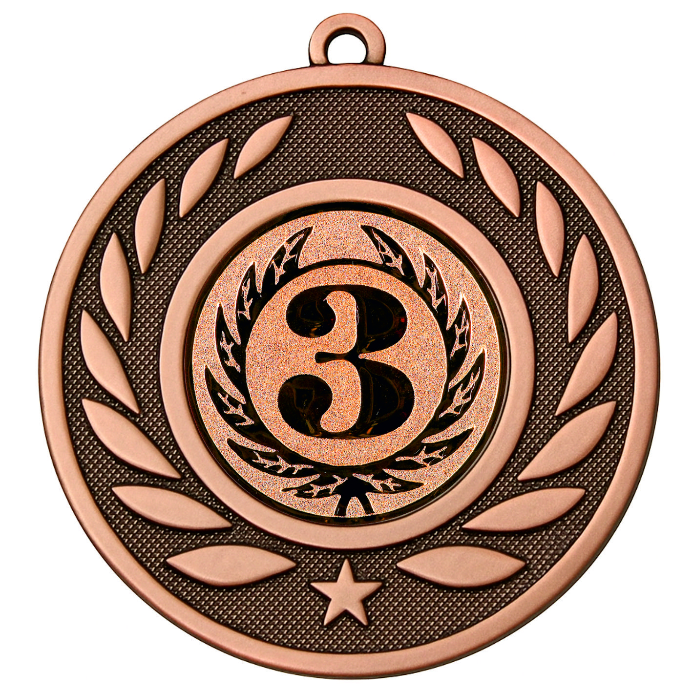 Bronze Laurel 3rd Place Medal - FREE Ribbon - BIE.M9459.03