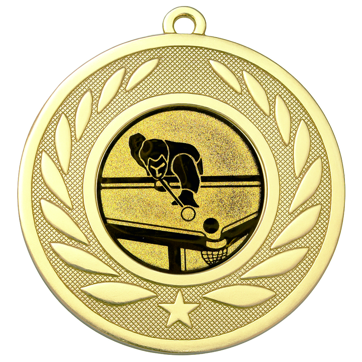 Gold Laurel Pool Medal - FREE Ribbon - BIE.M9459.01