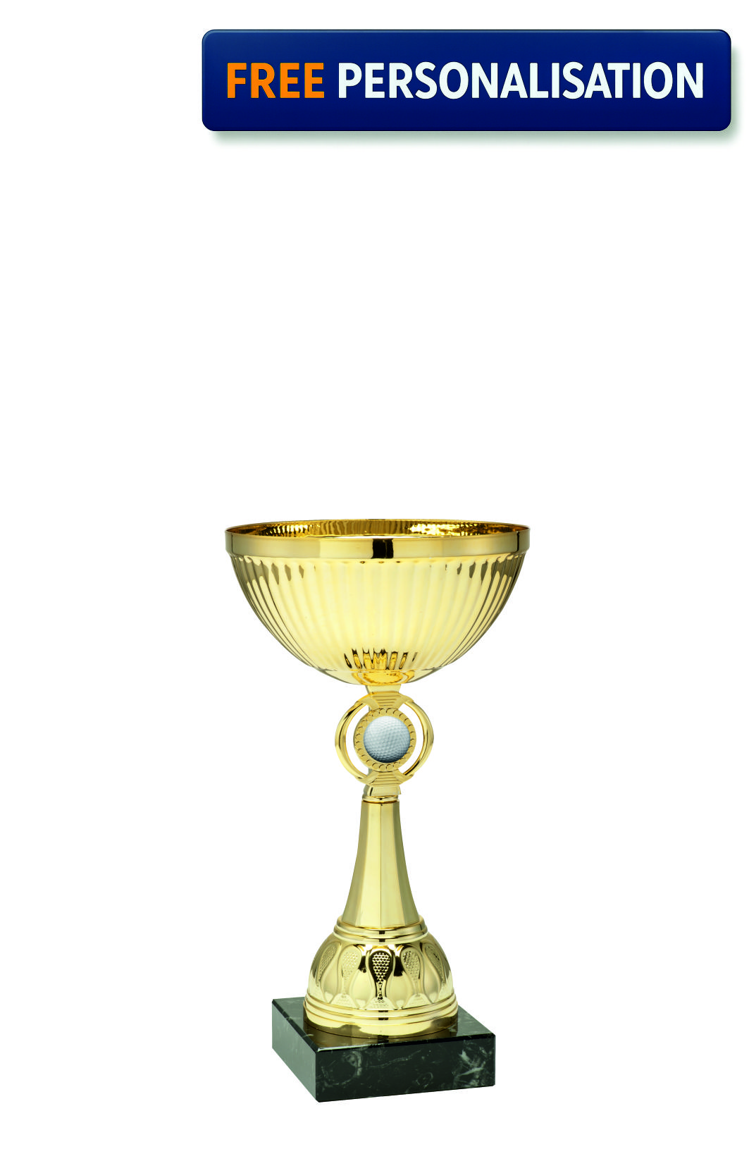 16.5cm GOLD CUP GOLF AWARD - ET.350.61.A