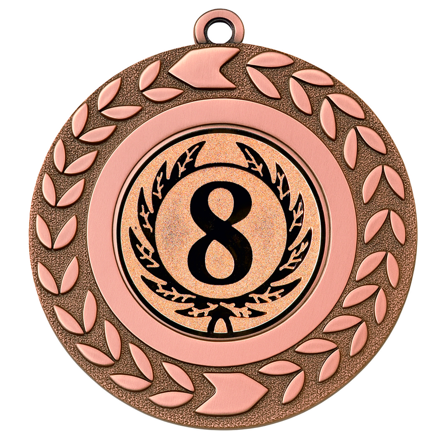Bronze Wreath 8th Place Medal - FREE Ribbon - BIE.M9460.03