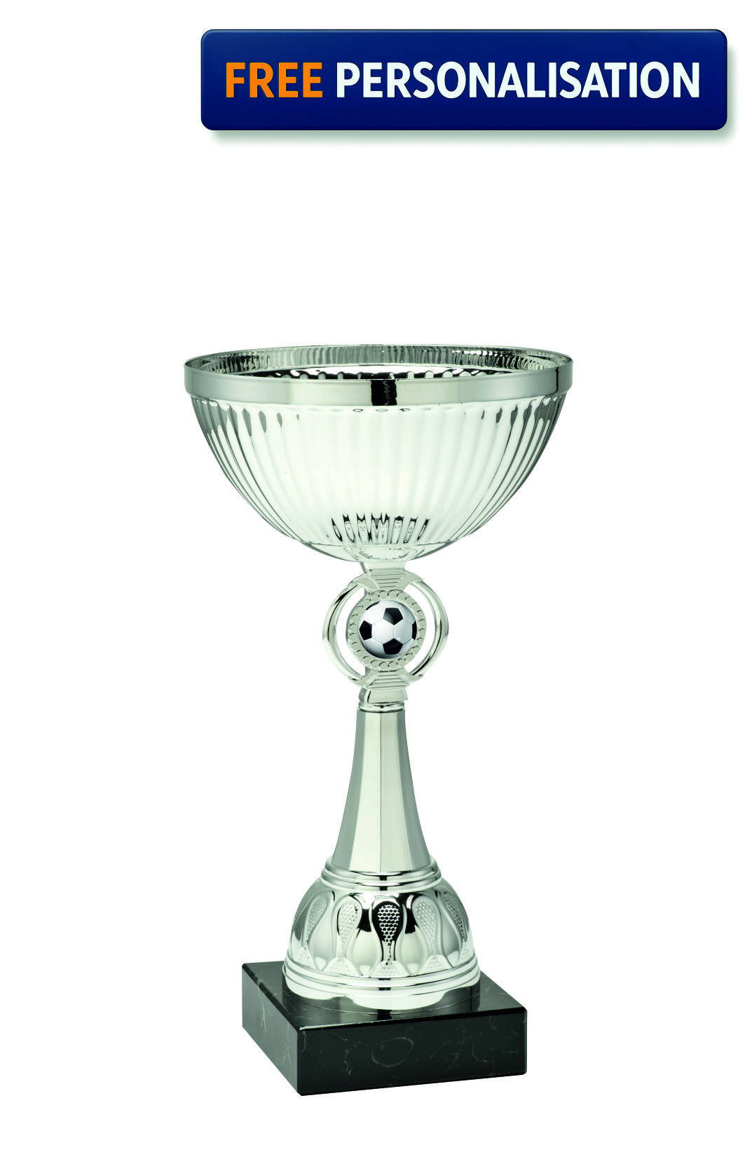27cm SILVER CUP FOOTBALL  AWARD - ET.351.62.H