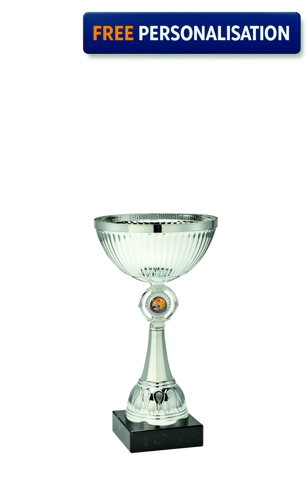 16.5cm Silver Cup Art Subject Award - ET.351.62.A