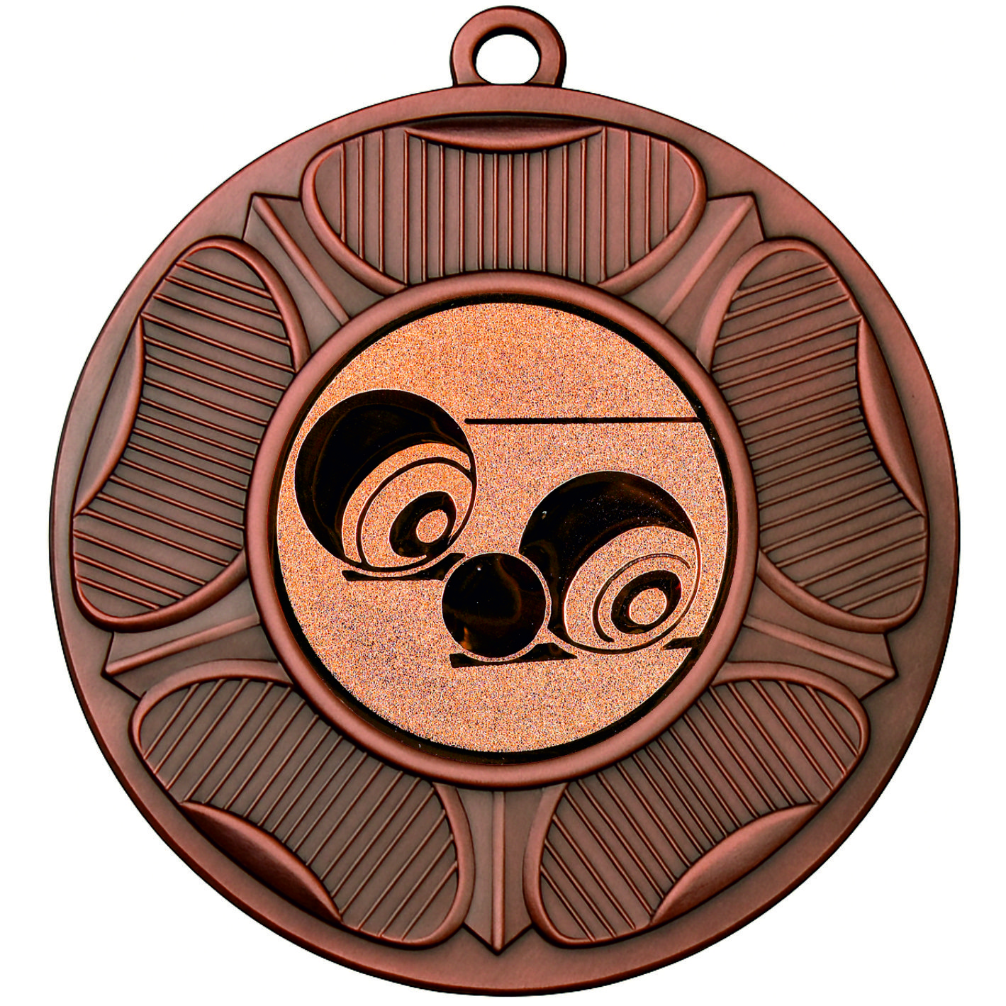 Bronze Tudor Rose Lawn Bowls Medal - FREE Ribbon - BIE.M9458.03