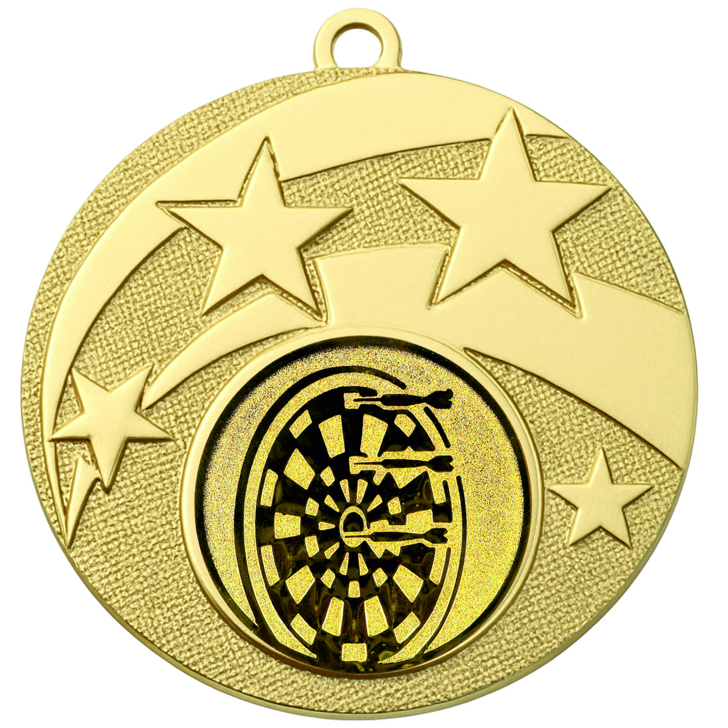 Gold Star Darts Medal - FREE Ribbon - BIE.M9457.01