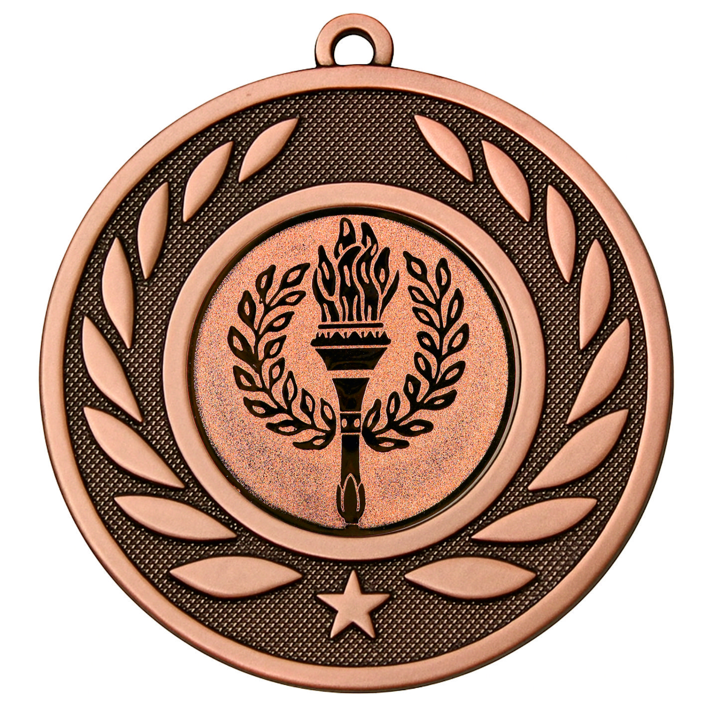 Bronze Laurel Victory Torch Medal-FREE Ribbon-BIE.M9459.03