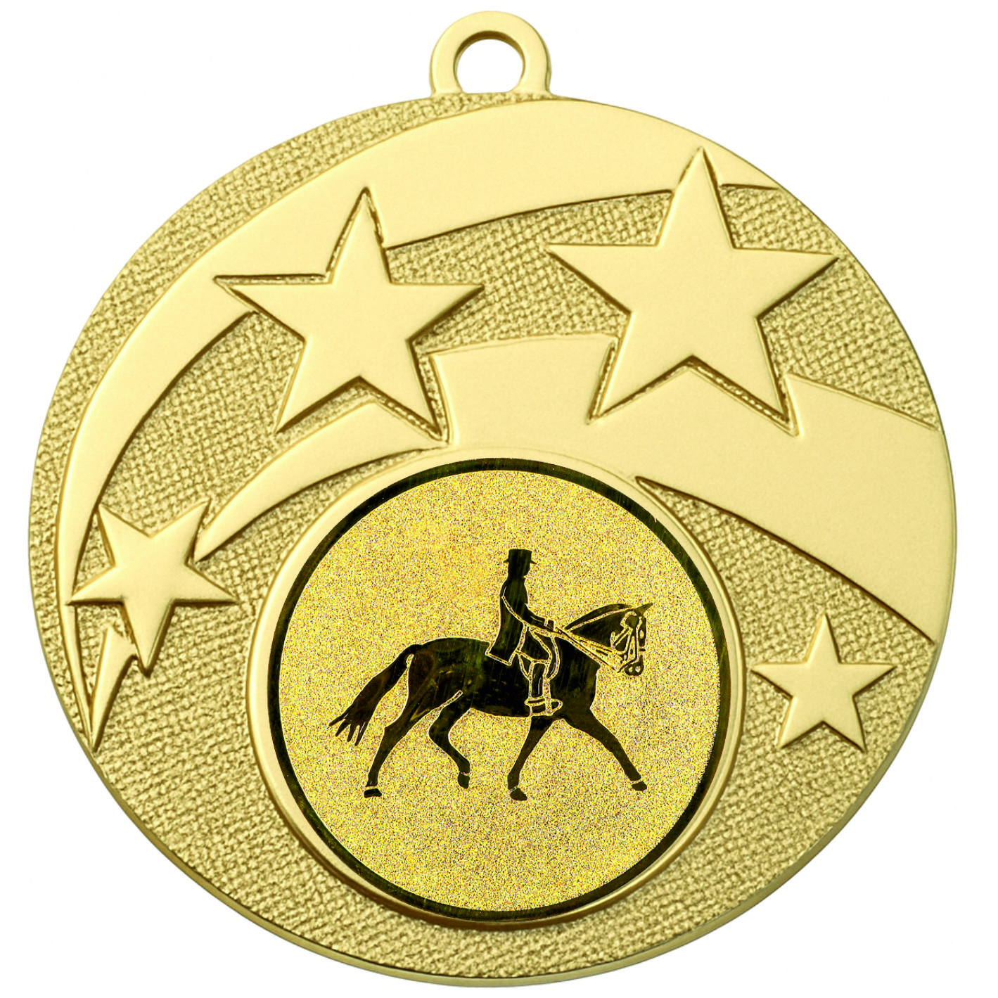 Gold Star Dressage Medal - FREE Ribbon - BIE.M9457.01